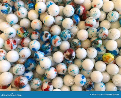 Top View Background Of Colorful Gumballs Stock Photo Image Of Flat