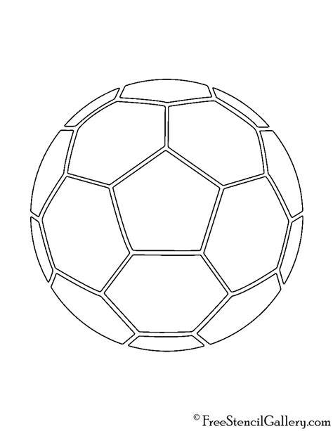 Printable Soccer Ball Pattern Template Printable Word Searches