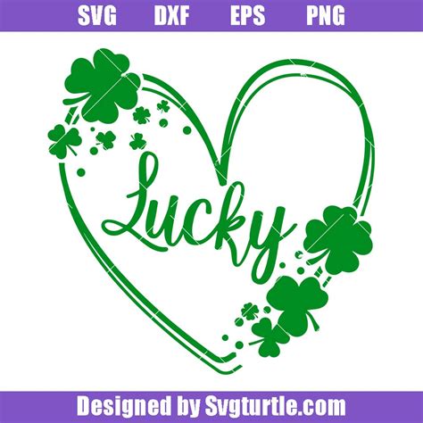 Saint Patricks Day Heart Happy St Patricks Day Svg Png  Eps