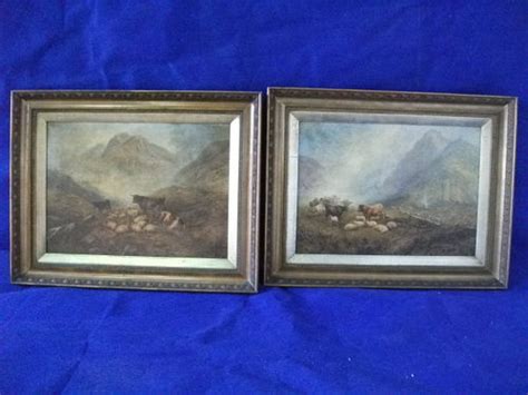 Antiques Atlas Stunning Pair Victorian Oils On Canvas