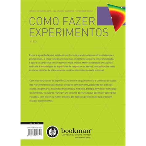 Livro Como Fazer Experimentos Pesquisa e Desenvolvimento na Ciência