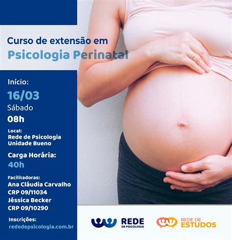 Curso De ExtensÃo Em Psicologia Perinatal Rede De Psicologia