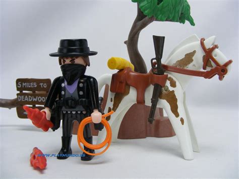 Playmobil Bandidos Del Oeste Vaqueros A O