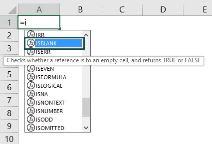 Isblank In Excel Formula How To Use Isblank Function