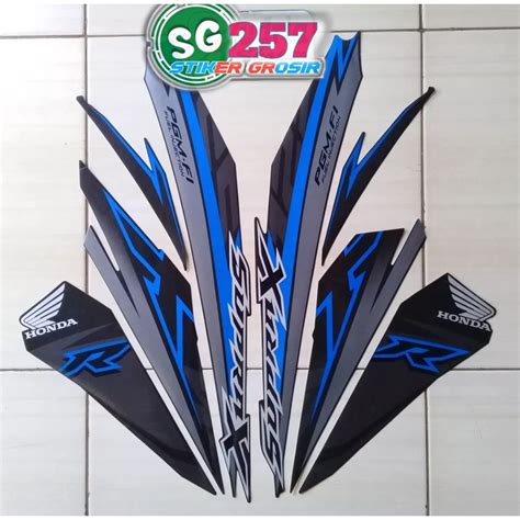 Jual Stiker Striping Les List Body Motor Honda Supra X Fi