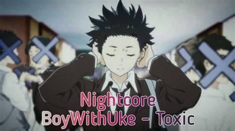 BoyWithUke Toxic Nightcore Lyrical Video Nightcore Time YouTube