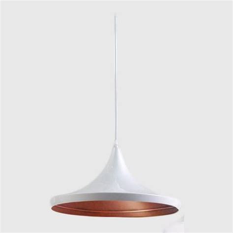 Lumin Ria Pendente Chap U Tom Dixon Branco E Cobre Madeiramadeira