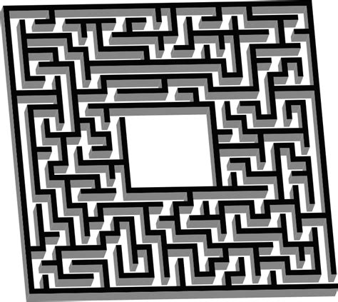 3D Maze - Openclipart