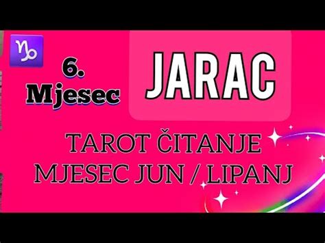 JARAC Tarot čitanje za 6 MJESEC JUN LIPANJ Uz Vas je srodna