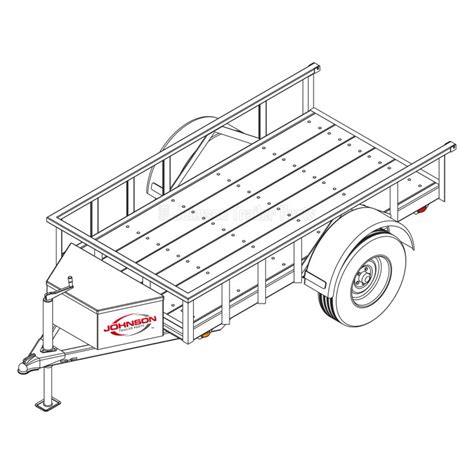 4 X 8 Utility Trailer Plans Blueprints 3500 Lb Capacity Instant