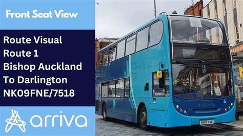 Route Visual Arriva North East Route Bishop Auckland To