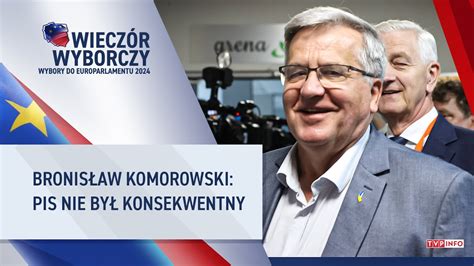 Bronisław Komorowski PiS nie był konsekwentny Wybory do Parlamentu