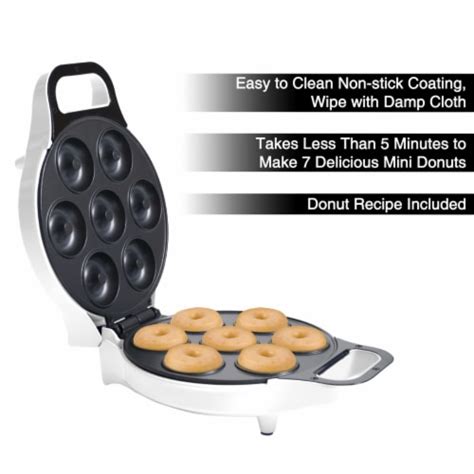 Classic Cuisine Chef Buddy Electric Mini Donut Maker Non Stick 7 Donuts