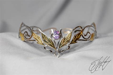 Wedding Diadem Bridal Elven Tiara Elf Leaf Crown Bridal Etsy Uk