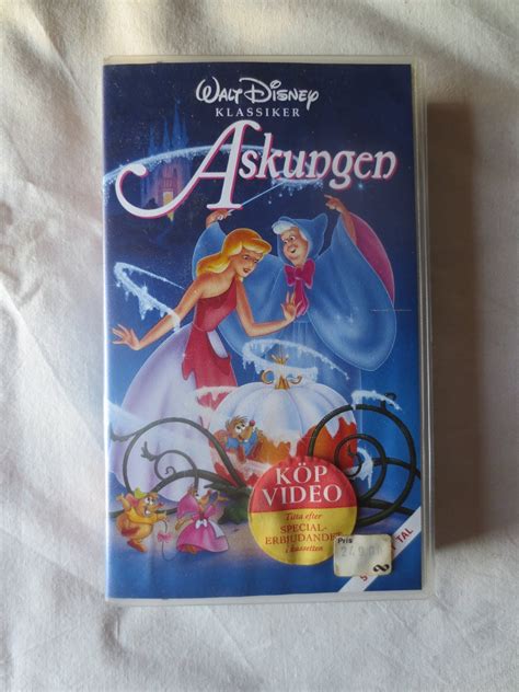 Askungen Walt Disney Klassiker Nr Vhs Fil K P P Tradera