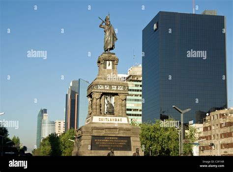 Cuauhtemoc monument hi-res stock photography and images - Alamy