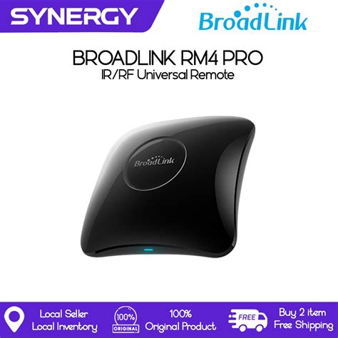 Broadlink Rm Pro Ir Rf Universal Remote Shopee Malaysia