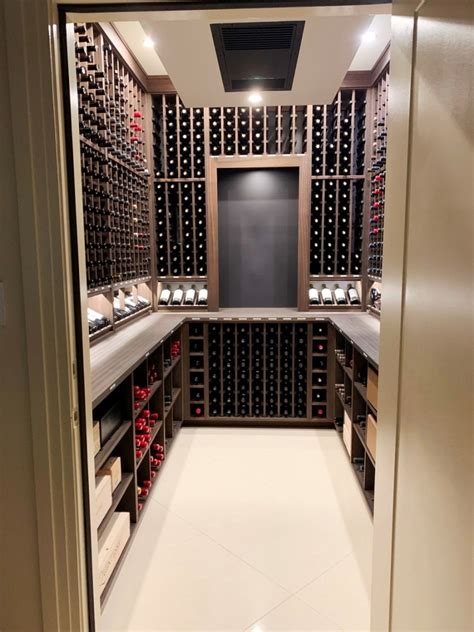 Stylish Home Wine Cellar in Maryland