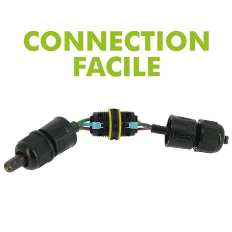 Lot De Connecteurs Tanches Automatique Ip Noir Fils