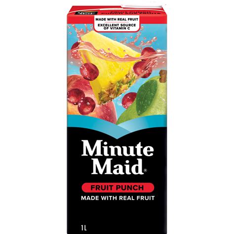 Minute Maid Fruit Punch Made W Real Fruit Juice 59 Fl Oz