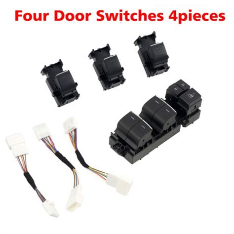 Free Shipping Lighted Led Power Single Window Switch For Toyota Rav