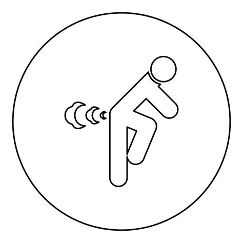 Man farts break wind farting bloating gas cloud stench bad smell