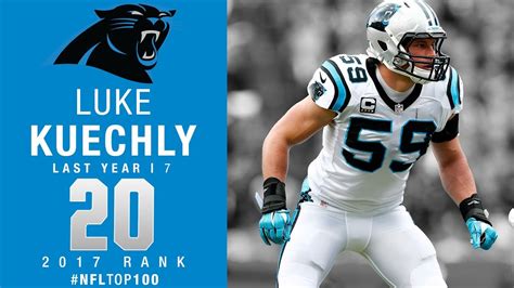 20 Luke Kuechly Lb Panthers Top 100 Players Of 2017 Nfl Youtube