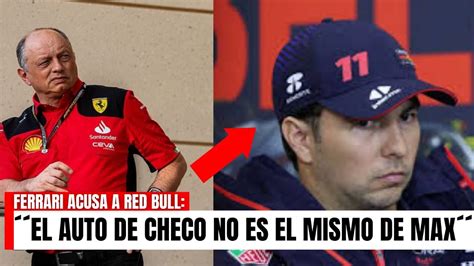 ÚLTIMA HORA RedBull RECONOCE PUBLICAMENTE un SABOTAJE a Checo Pérez