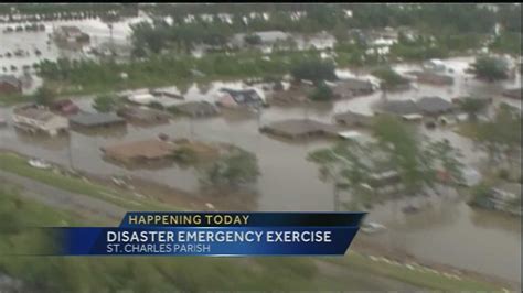 St Charles Parish Officials Volunteers Prepare For Hurricane Season 2015