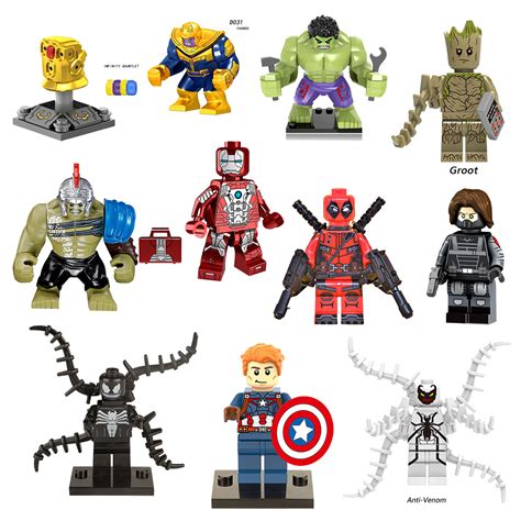 Lego Avengers Infinity War Mini Figures Building Block Toys Wong Thor ...