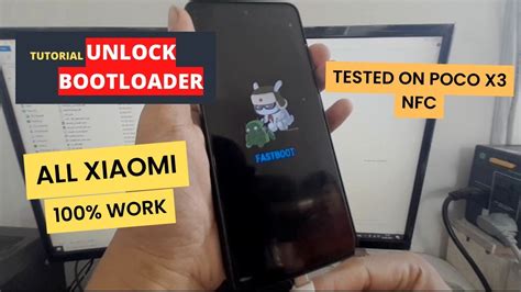 Cara Unlock Bootloader UBL All Xiaomi Tested Poco X3 Nfc 100