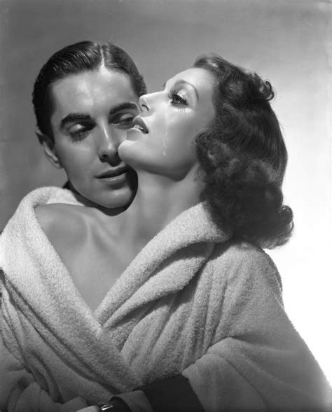 Tyrone Power and Loretta Young, 1937, photographed by George Hurrell ...