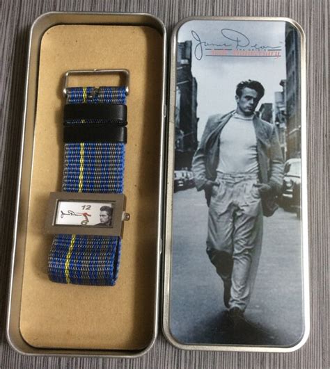 James Dean 50th Anniversary Watch ~in Collectible Tin… Gem