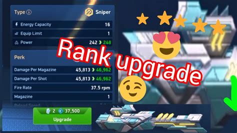 Guys Em Rifle Rank Upgrade Yay Mech Arena Youtube