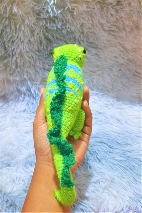 Iguana Crochet Pdf Pattern English Iguana Lizard Amigurumi Pdf