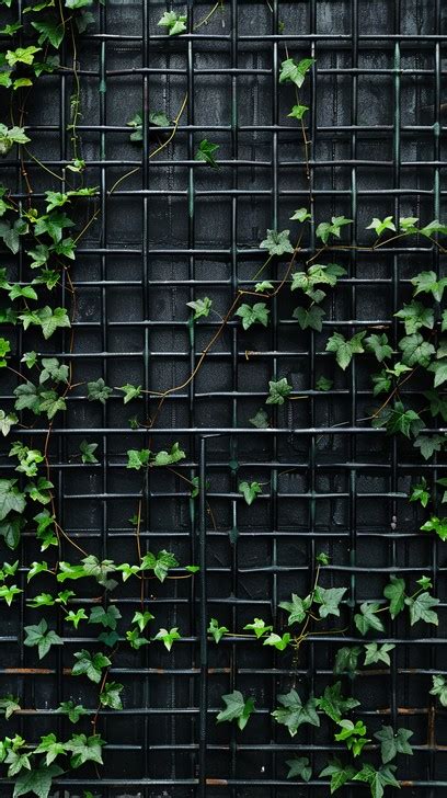green  grid photo green ivy grid   stockcake