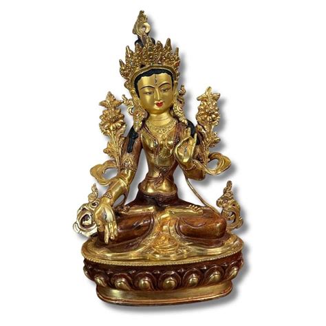 Vergoldete Weiße Tara Buddha Figur 33cm Bronze Kaufen auf Ricardo