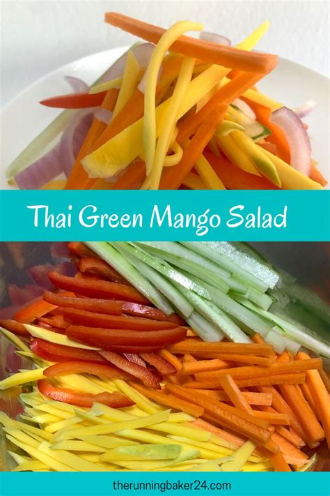 How To Make Vegan Thai Green Mango Salad Recipe Recipe Green Mango Salad Mango Salad