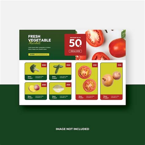 Premium Psd Grocery Product Flyer Template Design