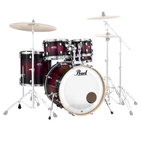 Disc Pearl Decade Maple Am Fusion Shell Pack Deep Red Burst