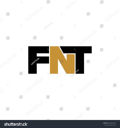 Fnt Letter Monogram Logo Design Vector Stock Vector Royalty Free