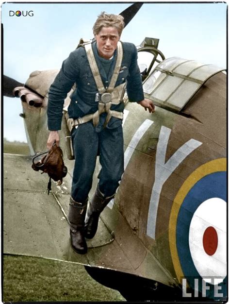 Allied Fighter Pilots (Colorized Photographs) of WWII - THE SIXTH DIVISION