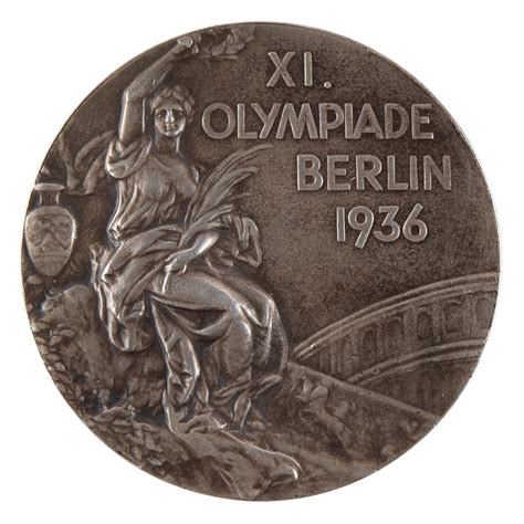 Berlin 1936 Summer Olympics Silver Winner's Medal | RR Auction