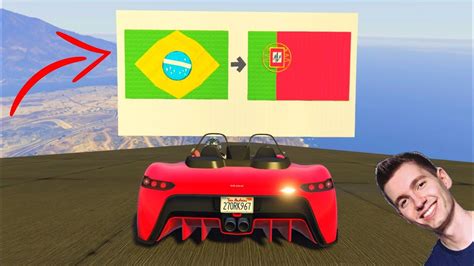 Gta V Online A Mega Rampa Do Brasil E De Portugal Gigante Jogando