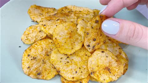 Quieres Patatas Fritas Cocine Chips Saludables En El Microondas En 5