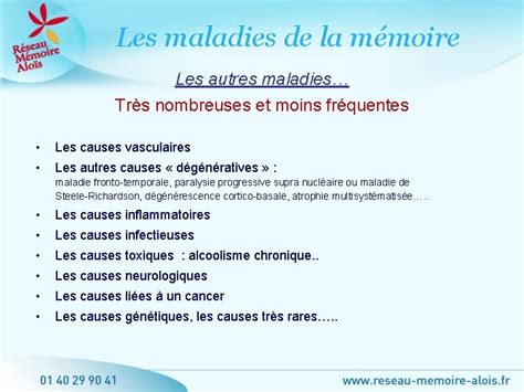 Trous de mmoire et maladies de la mmoire