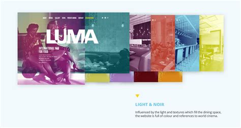 Luma Restaurant Website on Behance