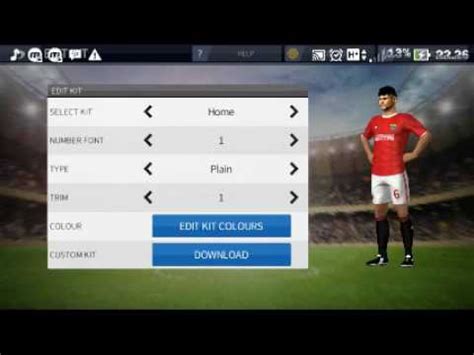 Cara Ganti Kit Persib Di Dream League Soccer Youtube