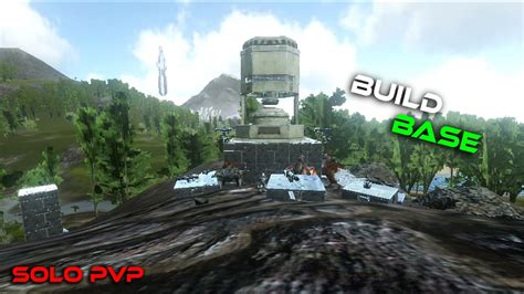 ARK MOBILE NEW FRESH START PVP Build Base Raid Starter Base YouTube