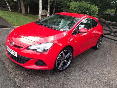 Plate Vauxhall Astra Gtc Limited Edition Petrol Red Manual Cat C